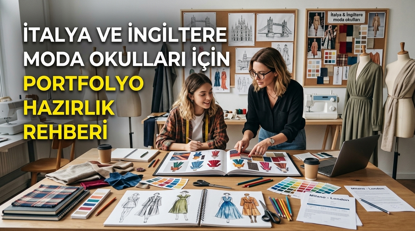 İtalya ve İngiltere Moda Okulları İçin Portfolyo Hazırlık Rehberi